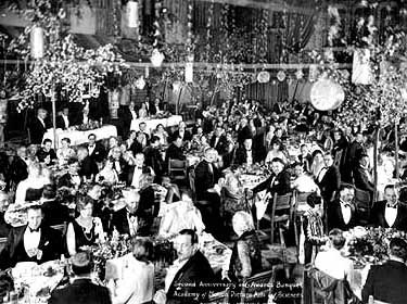 a picture of the 1st Academy Award dinner