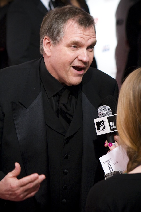 A picture of Meat Loaf at an MTV event red carpet