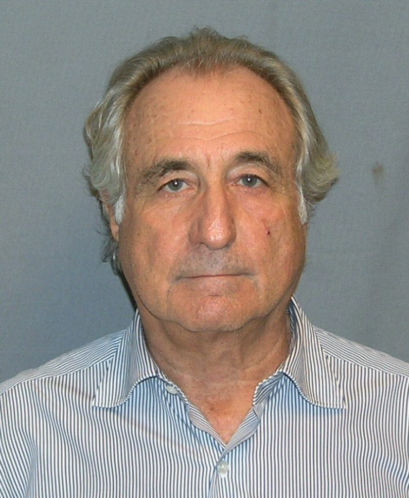 Mugshot of Bernard Madoff
