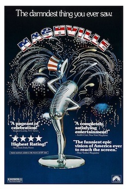 a poster of the movie Nashville that set the record for the most nominations