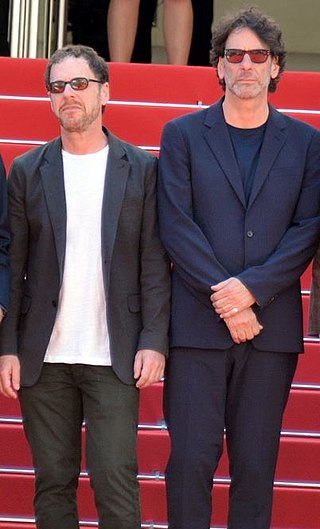 the Coen brothers during the Cannes Festival red carpet event