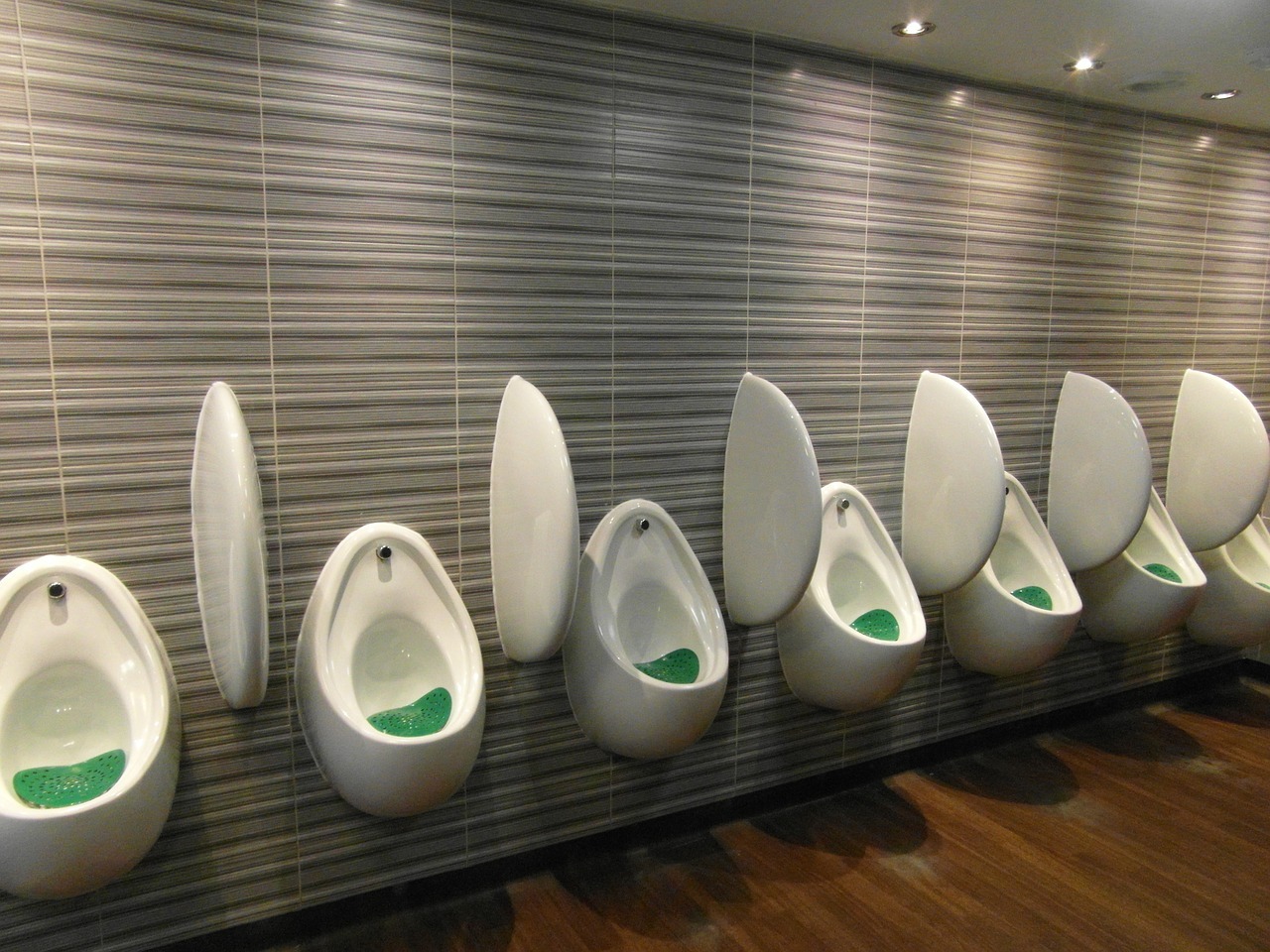 multiple urinals