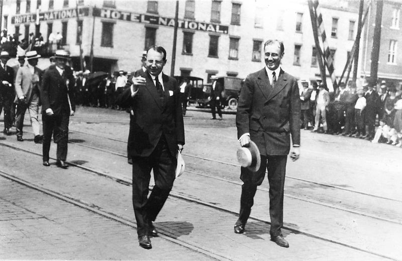 James Cox and Roosevelt in Ohio in 1920