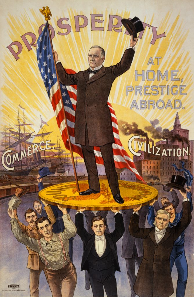 McKinley’s re election poster