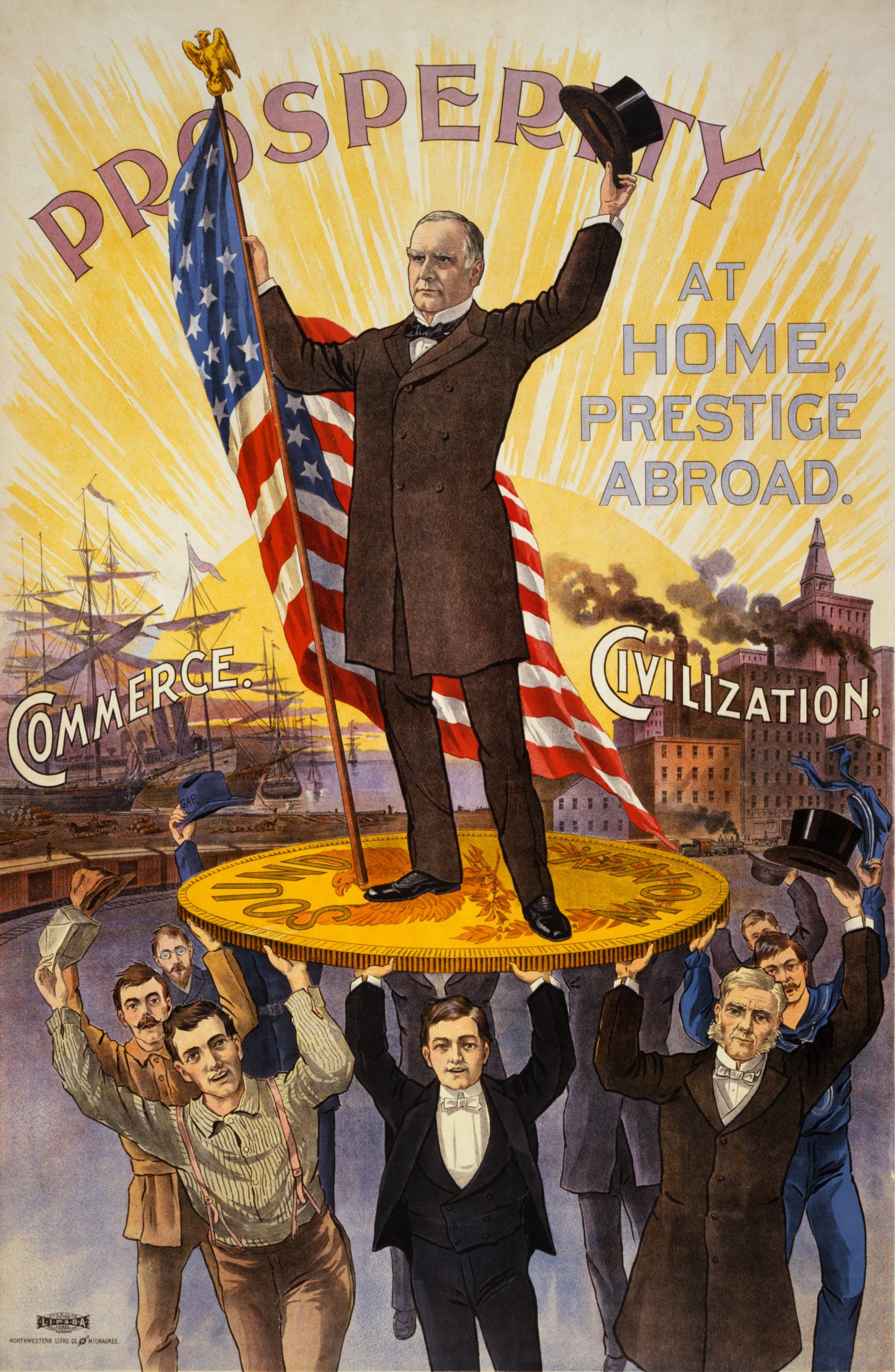 McKinley’s re election poster