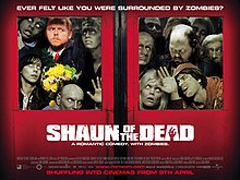 a poster for Shaun of the Dead