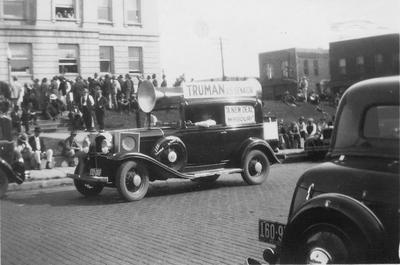 Truman Sound Car in his Senate campaign in 1934
