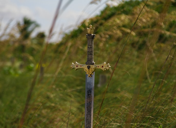 an ancient sword
