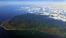 Aerial view of Kauai Island