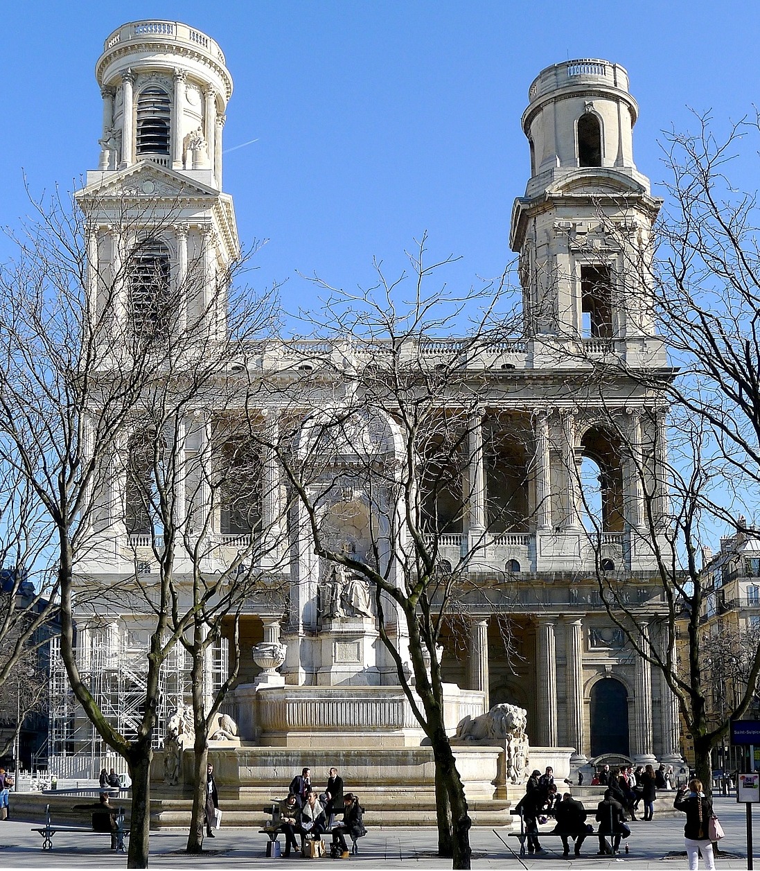 Saint-Sulpice church situated in Paris