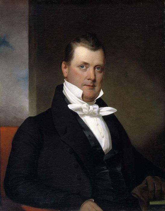 1834 portrait of James Buchanan