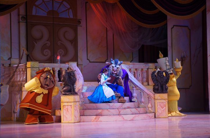 Beauty and the Beast play on stage