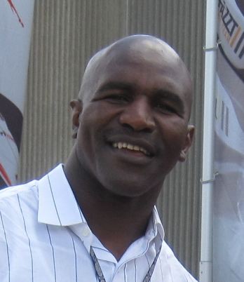 Evander Holyfield at the Indianapolis Motor Speedway