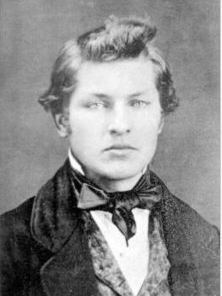 Portrait of young James Garfield