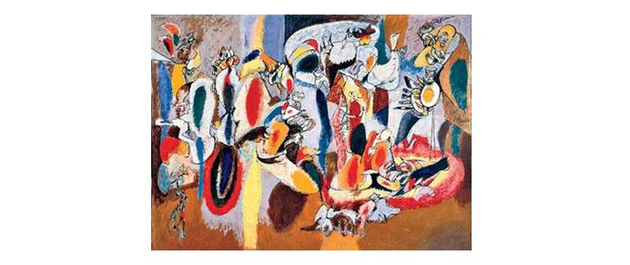 The Liver is the Cock’s Comb by Arshile Gorky, 1944