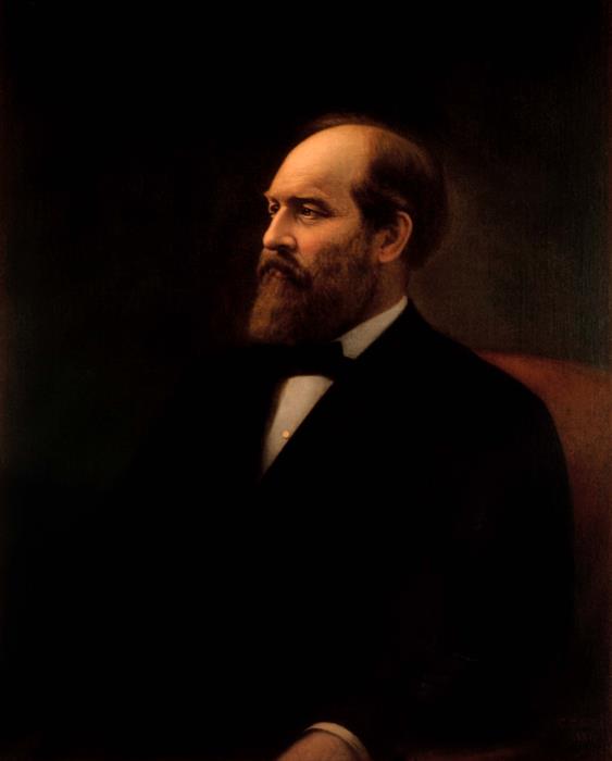 Official Presidential portrait of James Abram Garfield, 1881
