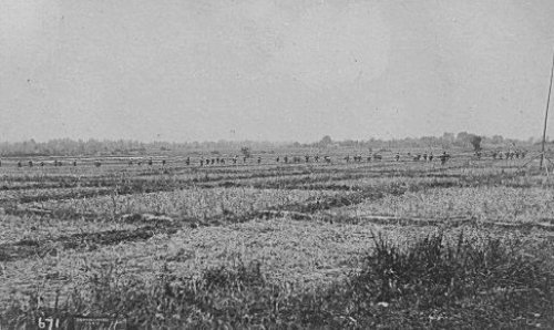 May 4, 1899: 1st Nebraska Volunteers advancing on Santo Tomas, Pampanga Province