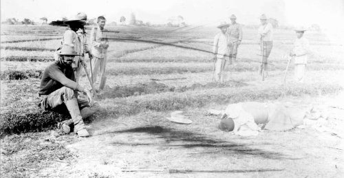March 26, 1899: Dead Filipino at Malinta, Bulacan Province.
