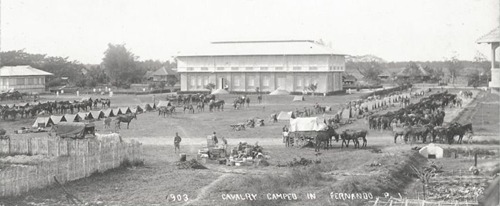US cavalry camped at San Fernando