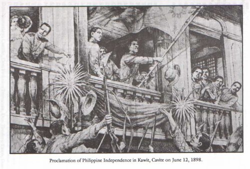 1898 june 12 proclamation of philippine independence in kawit, cavite