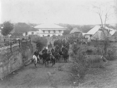 1899 March us troops returning to manila after battle of pasig