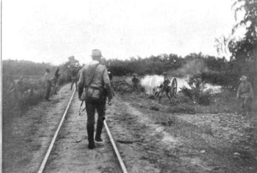1899 aug 18 3rd artillery shelling filipinos near angeles pampanga