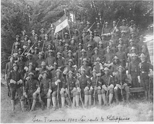 1900 Black Troop E 9th Cav before shipping out to the philippines