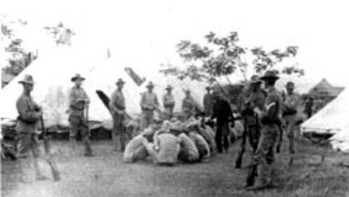 1900 Filipino POWs at Nasugbu, Batangas