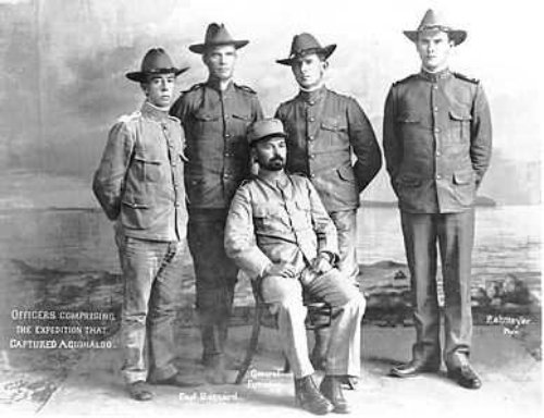 1901 march funston with 4 officers that captured aguinaldo
