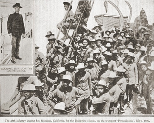 25th Infantry Regiment enroute to Philippines July 1 1899