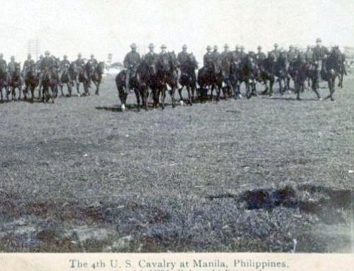4th US Cavalry in Manila