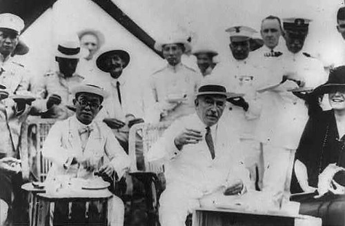 Aguinaldo and Leonard Wood, 4th of July celebration, 1924_opt