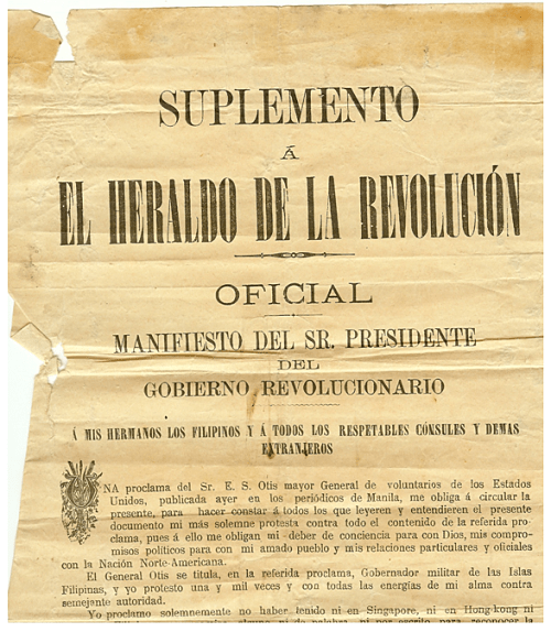 Aguinaldo response in Spanish to Otis Proclamation of Jan 4 1899 1_opt