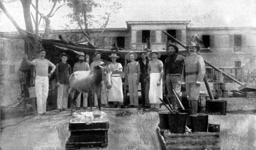American field kitchen in Iloilo 1899