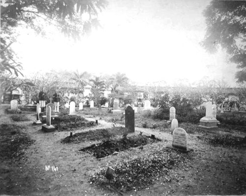 American military cemetery Manila pic taken after Sept 18 1899
