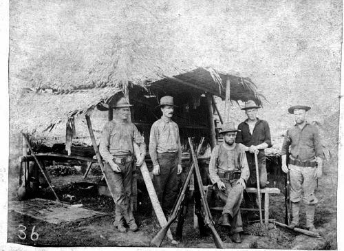 American soldiers at nipa outpost no date or location