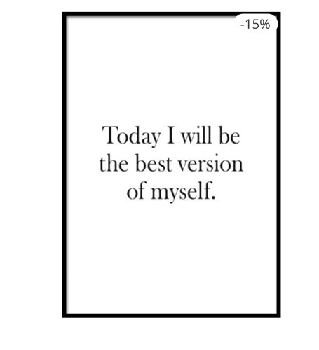 Be the best version of myself poster