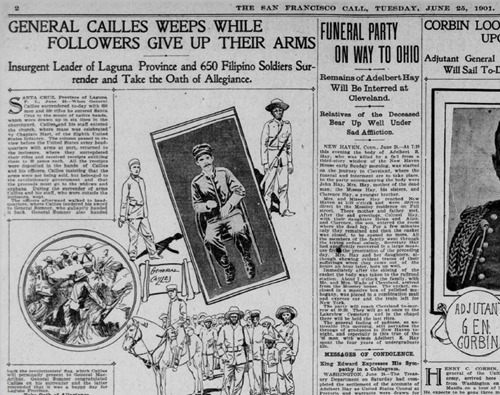 Cailles weeps 1, San Francisco Call, June 25 1901, Page 2