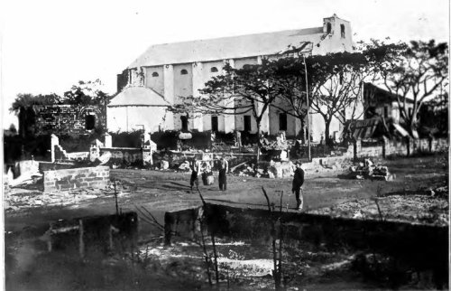 Caloocan church after battle Feb 10 1899