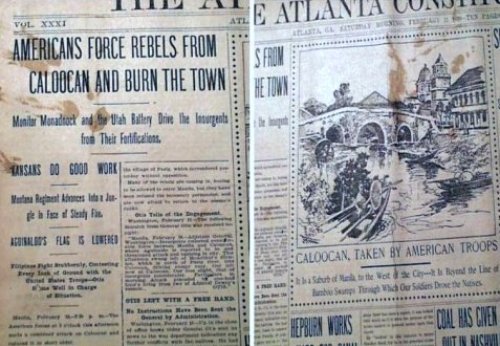 Caloocan news US take Feb 11 1899 issue