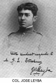 Colonel Jose Leyba with name caption