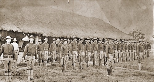Company C 2nd Infantry at Montalban March 27 1903