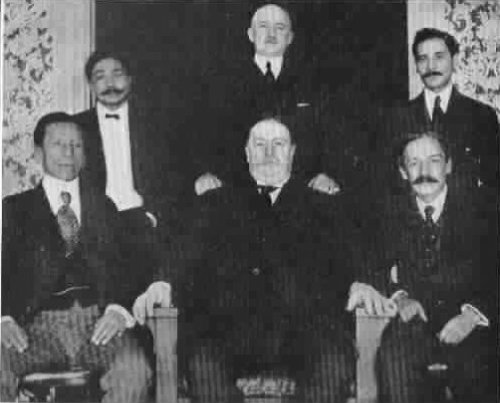 Delegates To US Congress with Sec. Taft, Pablo Ocampo n Benito Legarda April 1908