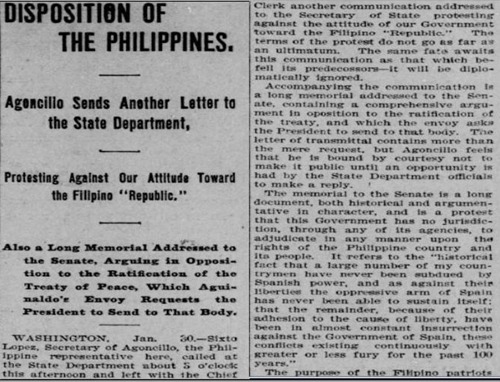 Disposition of Philippines, text 1