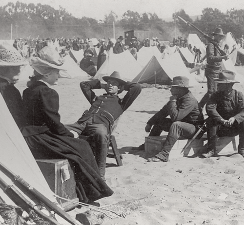 Farewells at Camp Merritt, San Francisco 1898