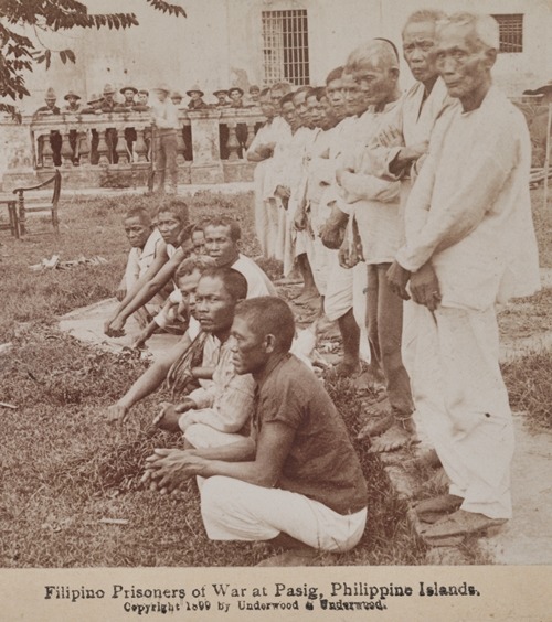 Filipino POWs at Pasig, March 15 1899