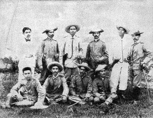 Filipino army officers 1899