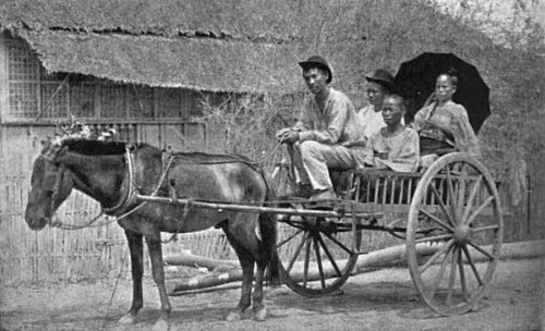 Filipino carromata at Malolos 1898