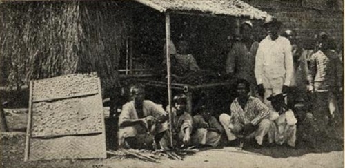 Filipino insurrecto's family at Imus, Cavite 1897