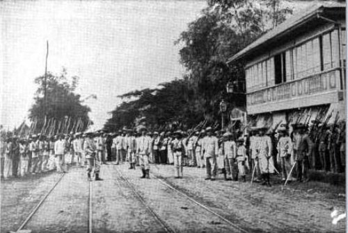 Filipino soldiers in Malolos Sept 15 1898